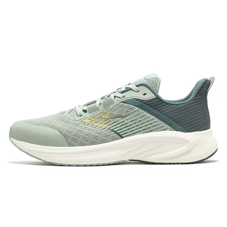 361° Cushioning Abrasion Resistant Breathable Low Top Casual Running Shoes Men's Light Smoke Green