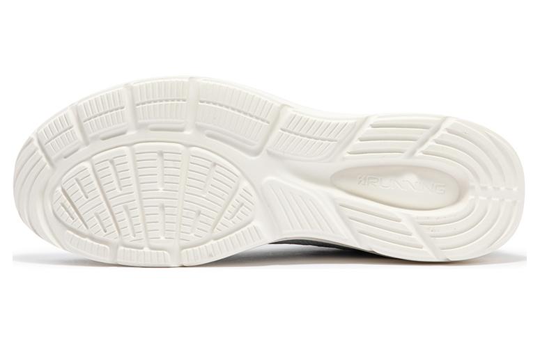 361° Cushioned Slip-Resistant Low-Top Running Shoes Men's Gray White