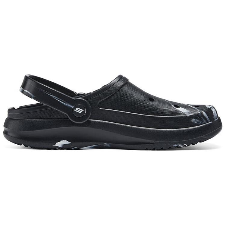 Skechers Foamies Clogs Men's Black White