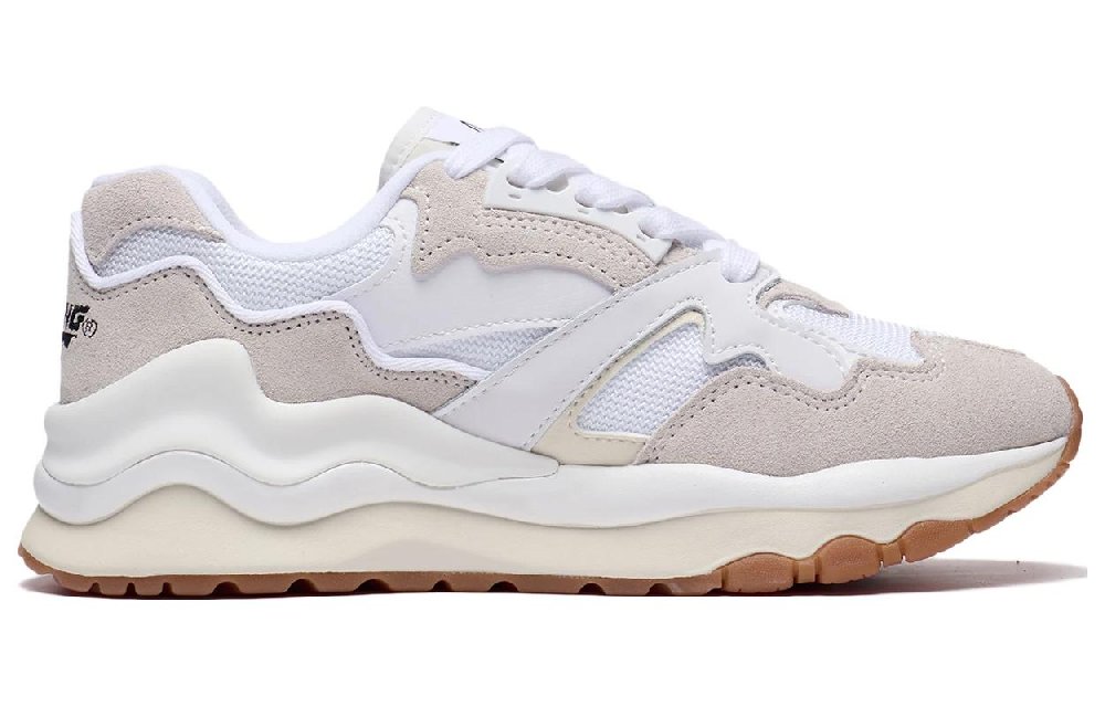 LiNing 001 Mountain Sea Anti-Slip Wear-Resistant Low-Top Sports Casual Shoes Women's Standard White