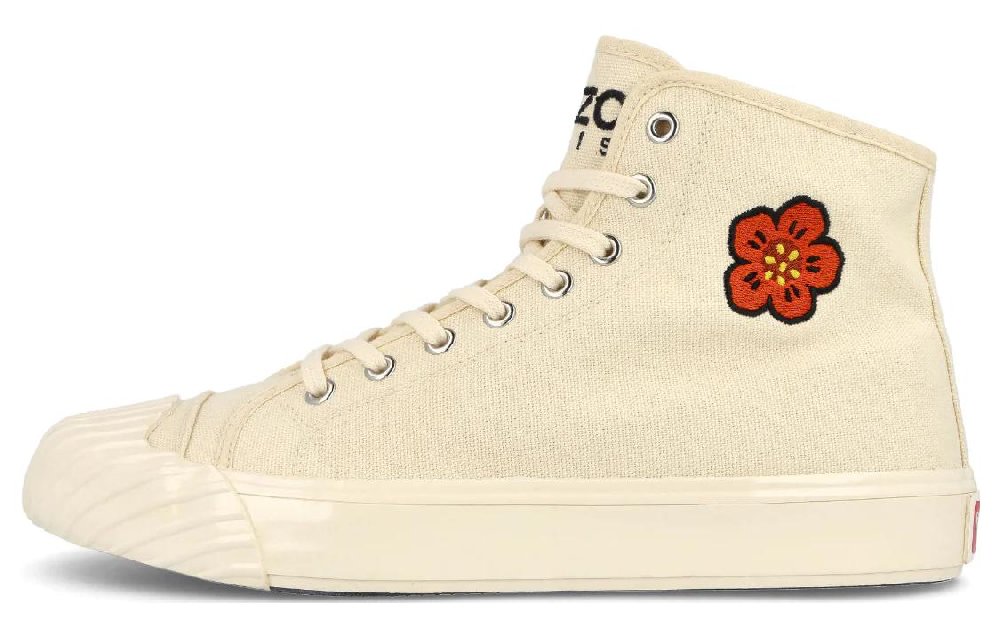 KENZO Embroidered-logo High-top Sneakers