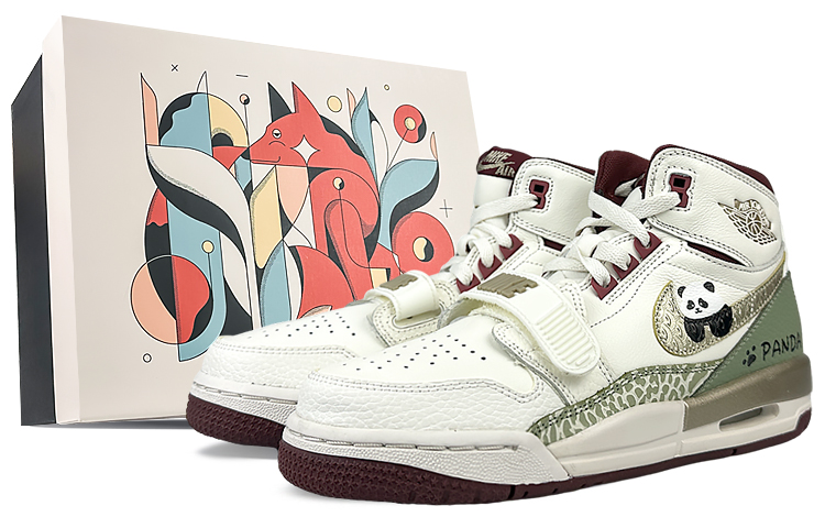 Jordan Legacy 312 High-Top Vintage Basketball Shoes Women's Blue White