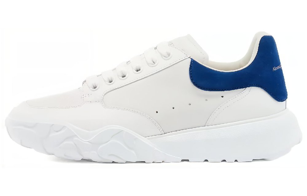 Alexander McQueen Oversized Court White Blue