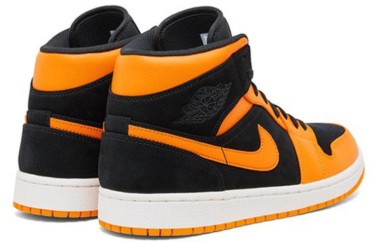 Jordan 1 Mid Black Orange Peel купить в интернет-магазине Yoocart с быстрой доставкой по России.