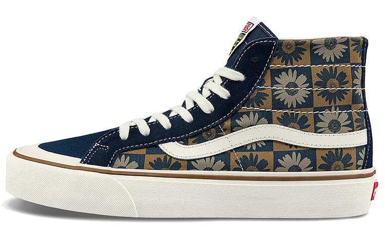 Vans Unisex SK8 Hi High Top Sneakers Blue/White