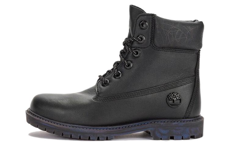 Timberland Heritage 6 Inch Waterproof Boot 'Black Leather Rubber Outsole' Women's
