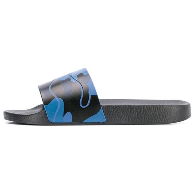Valentino Rubber Slider 'Blue Camo'