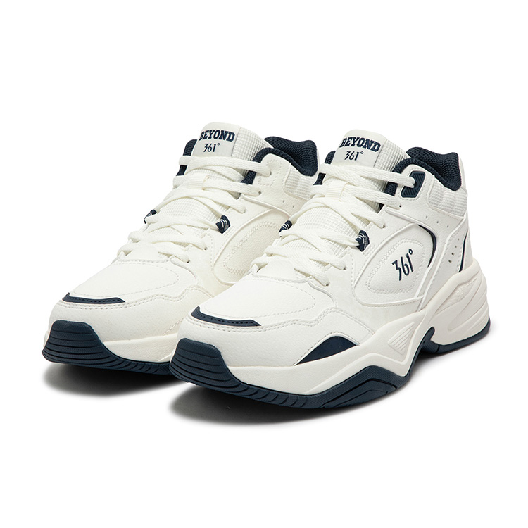361° Sailing Series Anti-Slip And Wear-Resistant Warm Low-Top Casual Shoes Women's White Blue