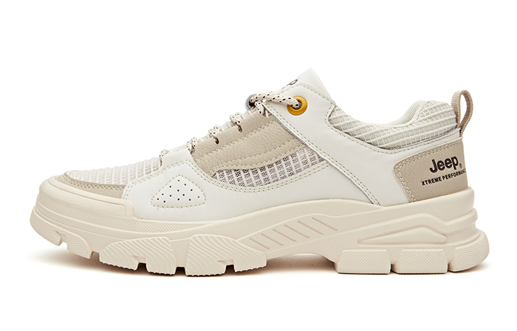 Jeep Low Top Casual Shoes Men's Beige