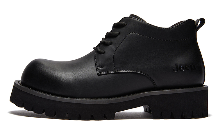 Jeep Ankle-Length Martin Boot Men's Black
