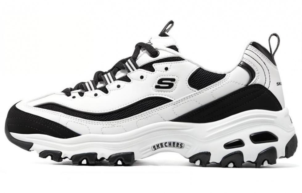 Skechers Dlites 1.0 'White Black' Women's