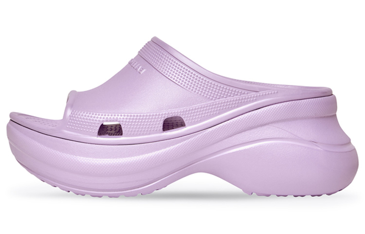 Balenciaga X Crocs Pool Slides 'Light Purple' Women's