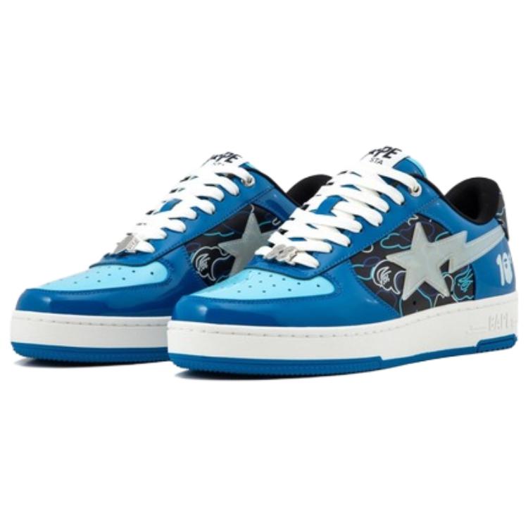 88rising x A BATHING APE STA Low top Skateboard Shoes Men's Blue