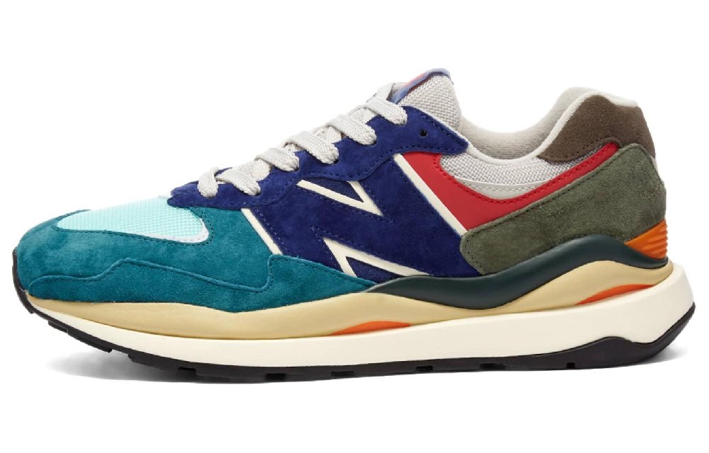 New Balance 57/40 Green Navy Orange Red