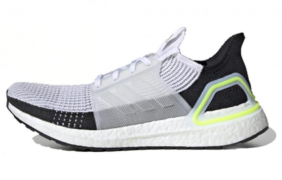 Adidas Ultra Boost 19 White Black Volt