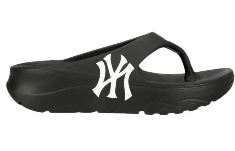 MLB Slipper Graffiti Slip Resistant Flip Flops Unisex Black