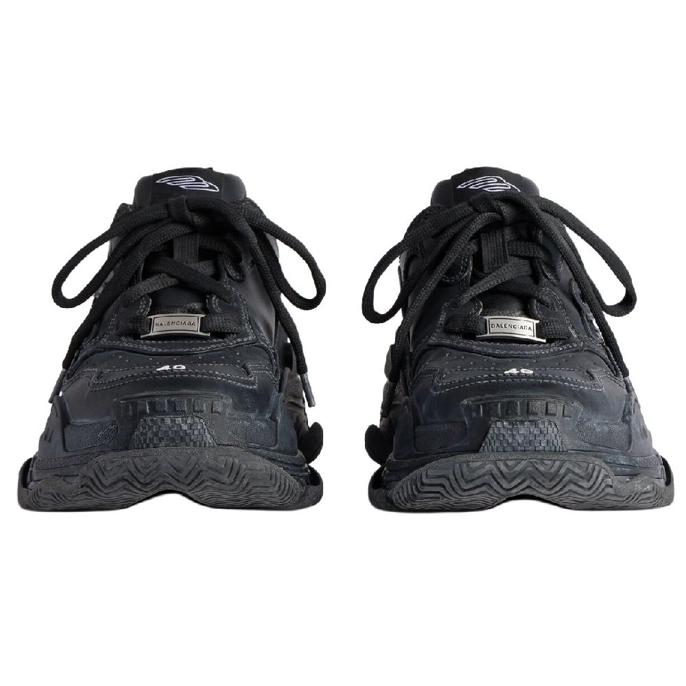 Balenciaga Triple S Sporty Lace Up Sneakers