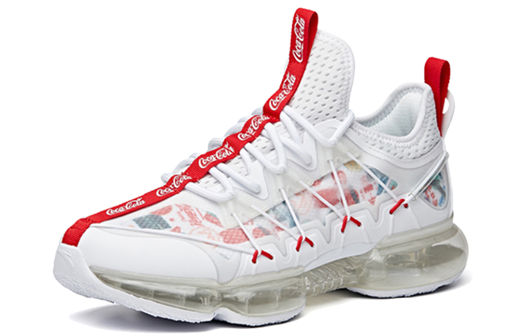 Coca-Cola x Anta Low-Top Running Shoes Men's White Red купить в интернет-магазине Yoocart с быстрой доставкой по России.