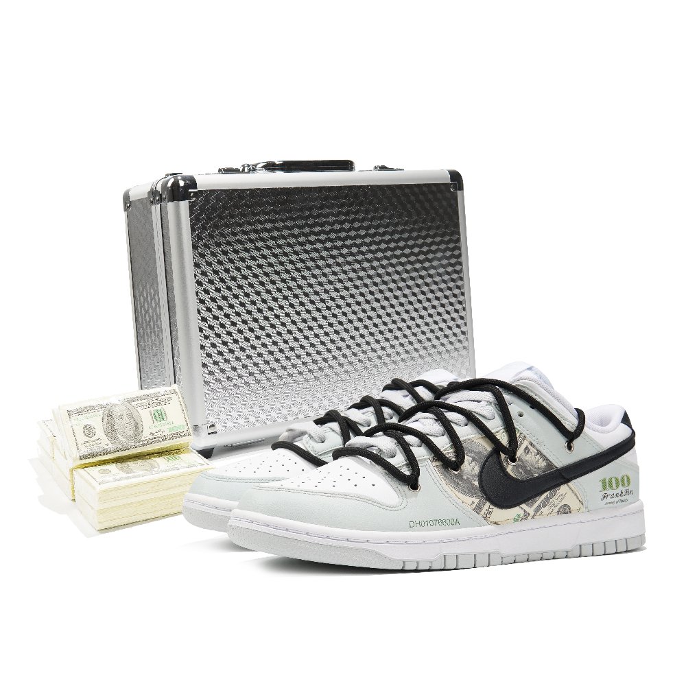 Nike Dunk Anti Slip Wear Resistant Low Top Skateboard Shoes Men's Shadow Gray