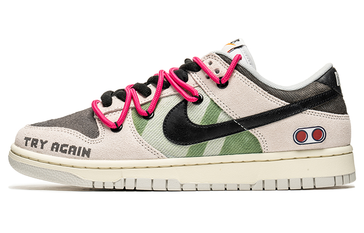Nike Dunk Low Retro SE Low-Top Skateboard Shoes Men's Gray Green