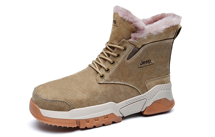 Jeep Snow Boots Men High Top Khaki купить в интернет-магазине Yoocart с быстрой доставкой по России.