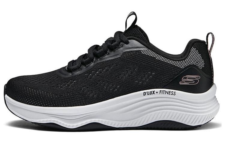 Skechers Slip Resistant Breathable Abrasion Resistant Lightweight Low Top Casual Shoes Women's Black