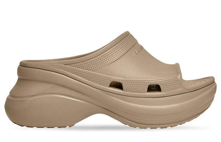 Balenciaga Crocs X Balenciaga Pool Slide Sandal 'Beige' купить в интернет-магазине Yoocart с быстрой доставкой по России.