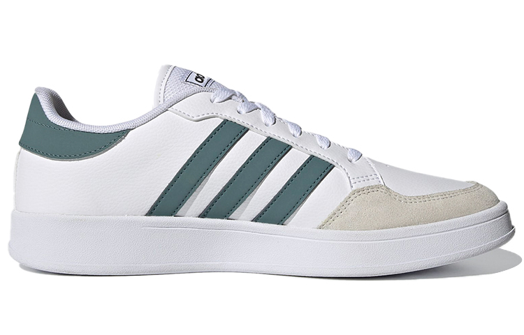 Adidas Neo Breaknet Abrasion Resistant Low Top Skateboard Shoes Men's White Green Black