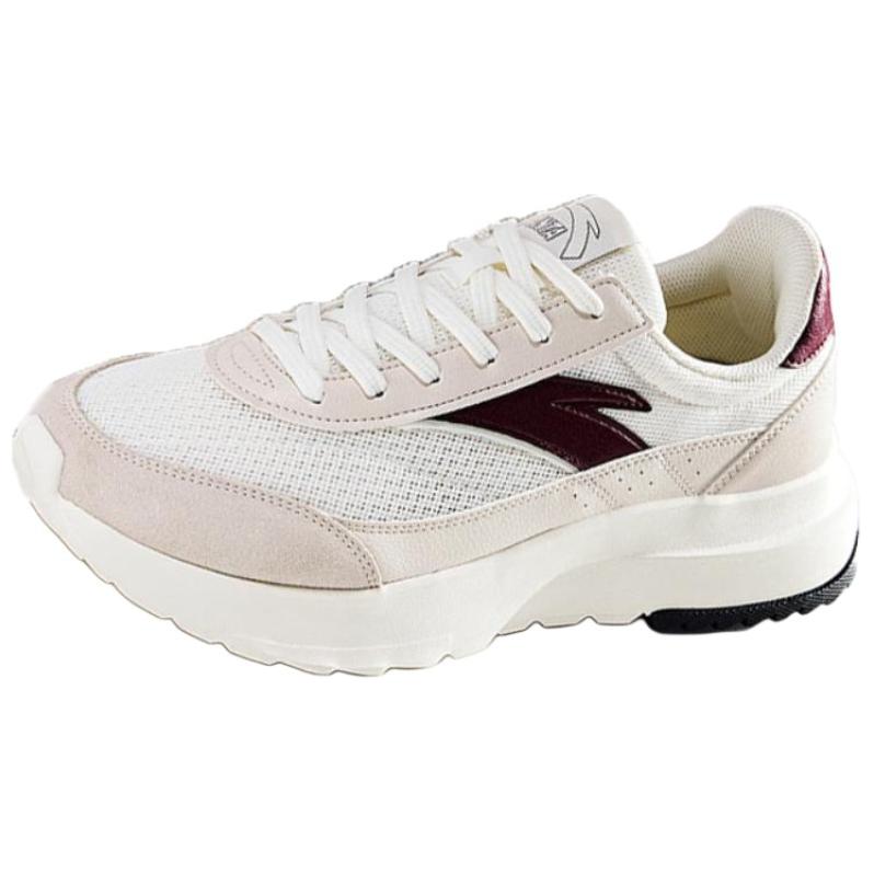Anta Cushioning Wear-Resistant Low-Top Casual Shoes Men's White Gray Red