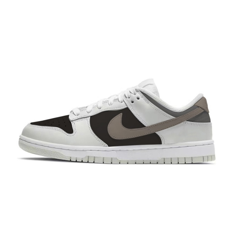 Nike Dunk Anti-Slip And Wear-Resistant Lightweight Low-Top Skateboard Shoes Men's Black Gray Color