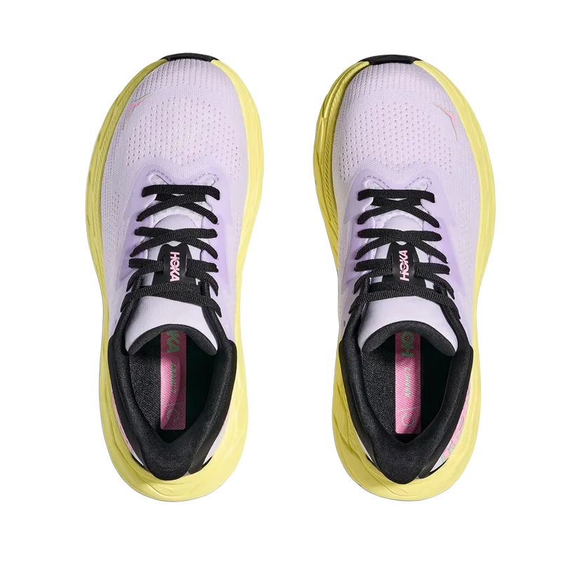 HOKA ONE ONE Arahi 7 Anti Slip And Wear Resistant Breathable Low Top Running Shoes Women's Purple Loose Fit