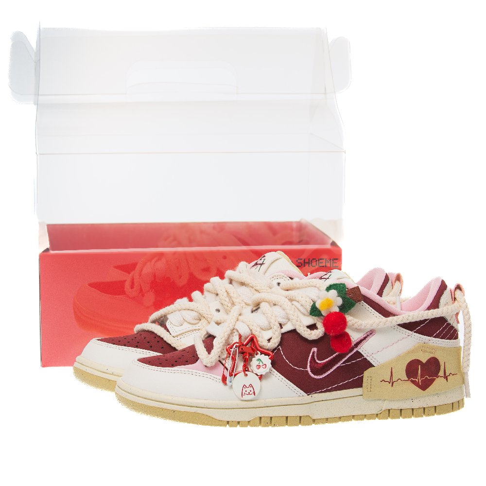 Nike Dunk Disrupt Low Disrupt 2 Skateboard Shoes Women's Red White