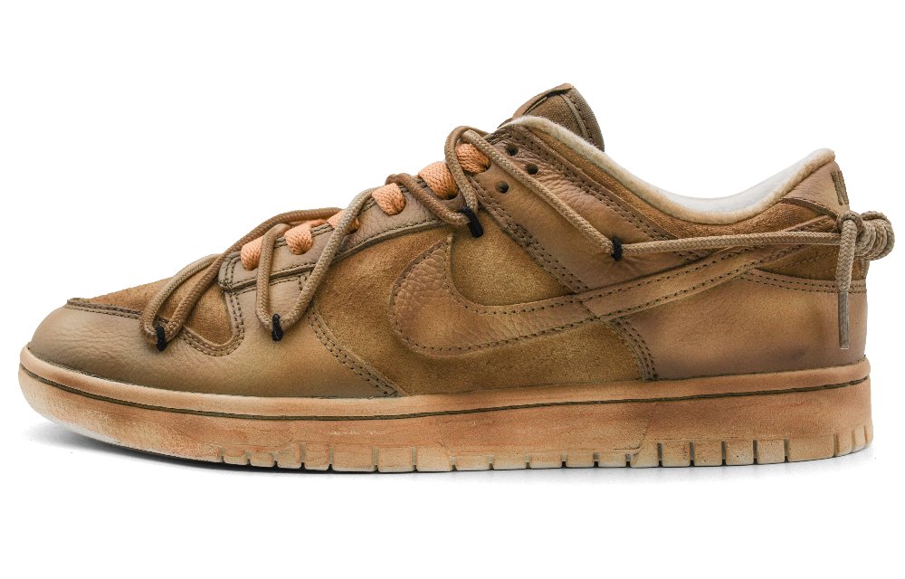 Nike Dunk Skateboard Shoes Unisex Low-Top Brown Beige