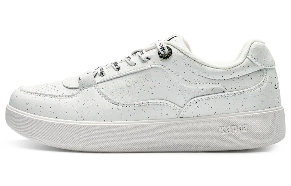 Kappa Back to Back Slip Resistant Abrasion Resistant Low top Skateboard Shoes Women's Classic White