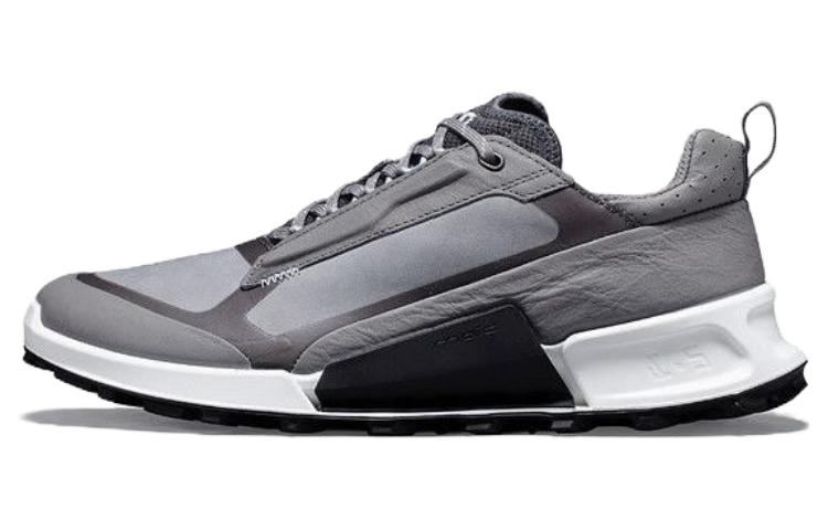 Ecco Cushioned Slip-Resistant Low-Top Casual Shoes Men's Iron Gray