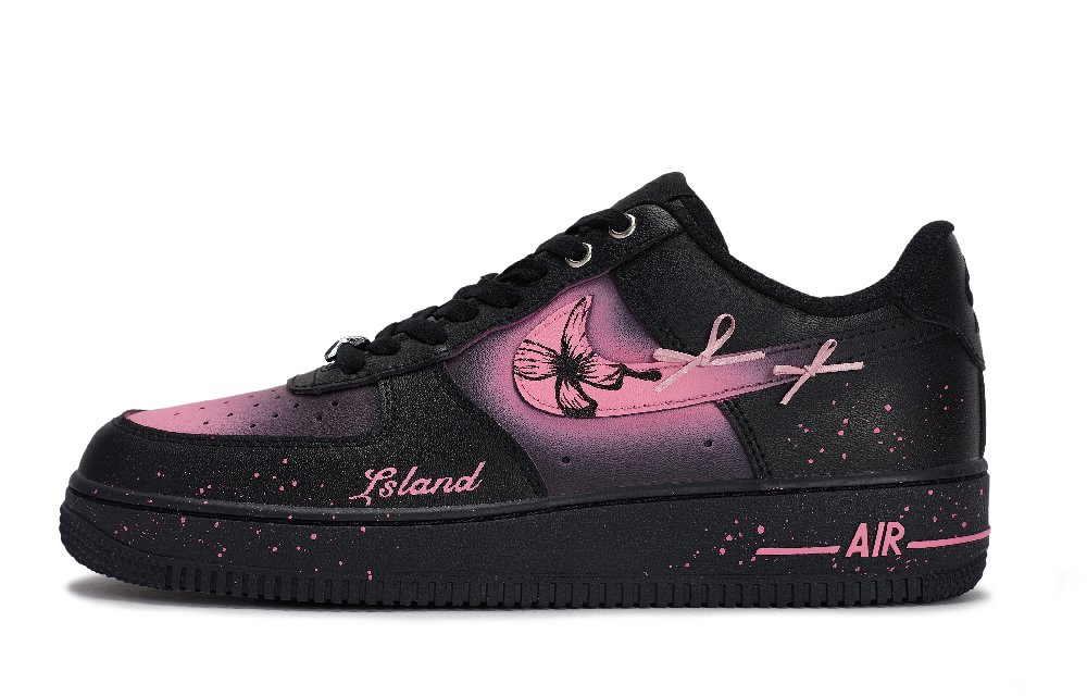 Nike Air Force 1 Skateboard Shoes Unisex Low-Top Rose Red