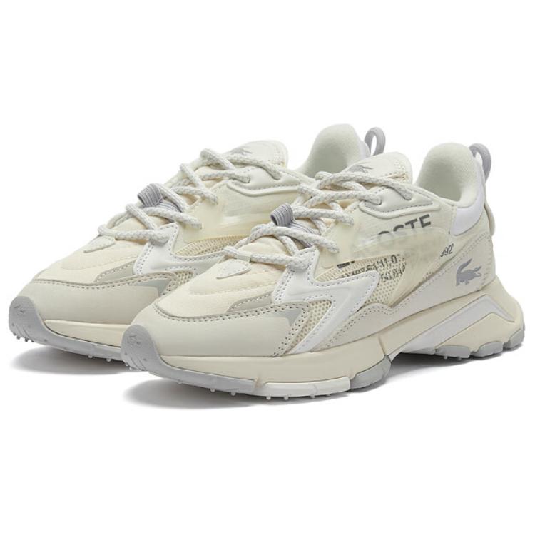 LACOSTE L003 Slip-Resistant Low-Top Casual Shoes Women's Beige купить в интернет-магазине Yoocart с быстрой доставкой по России.