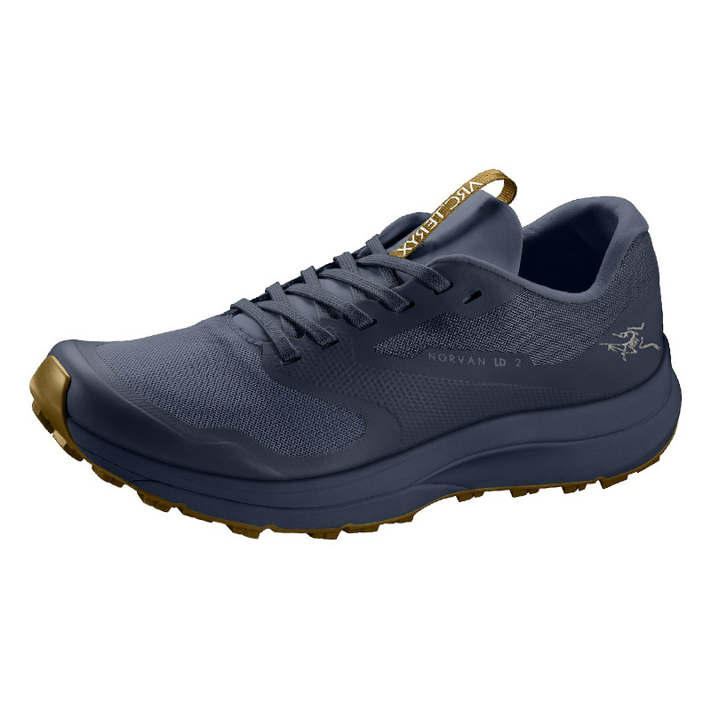 Arcteryx Norvan LD 2 Cushioned Anti-Slip Wear-Resistant And Water-Resistant Low-Top Running Shoes Men's Dark Blue
