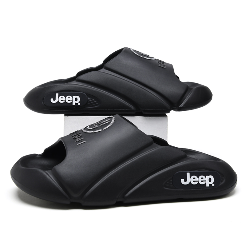 Jeep EVA Slide Slippers Men's Black купить в интернет-магазине Yoocart с быстрой доставкой по России.