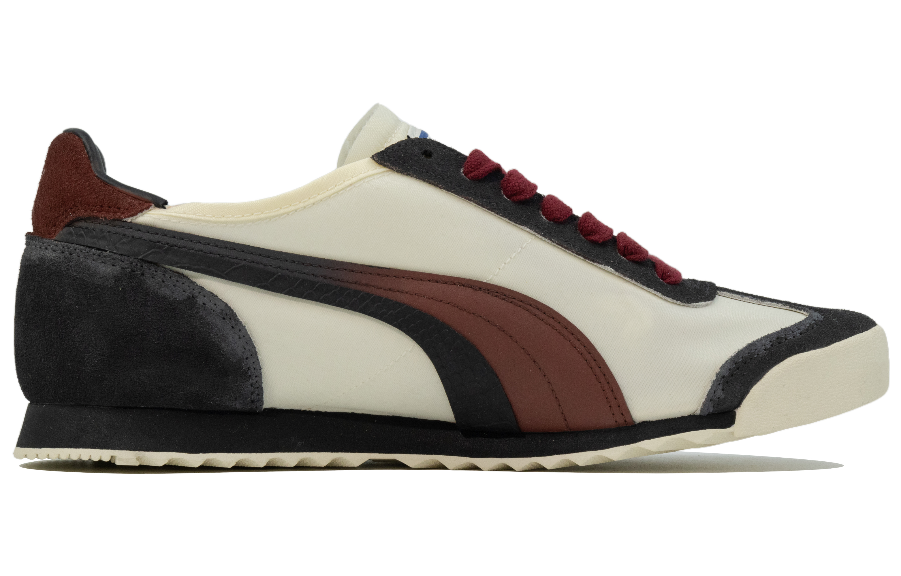 PUMA Roma Og Nylon Cushioned Slip-Resistant Low-Top Training Shoes Unisex Beige Red Black купить в интернет-магазине Yoocart с быстрой доставкой по России.