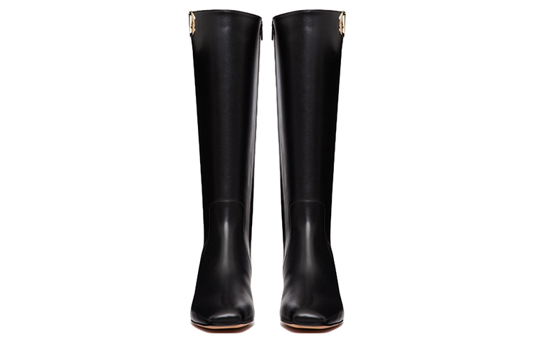 Valentino Vlogo Type Garavani Knee high Boots 3cm Women's Black