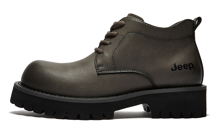 Jeep Ankle-Length Martin Boot Men's Gray