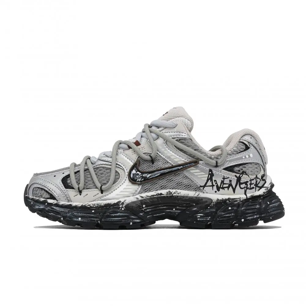 Nike V5 RNR Abrasion Resistant Breathable Low top Running Shoes Women's Gray Black