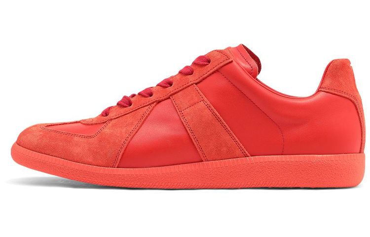 Maison Margiela Replica Low Top Athletic Shoes Men's Red