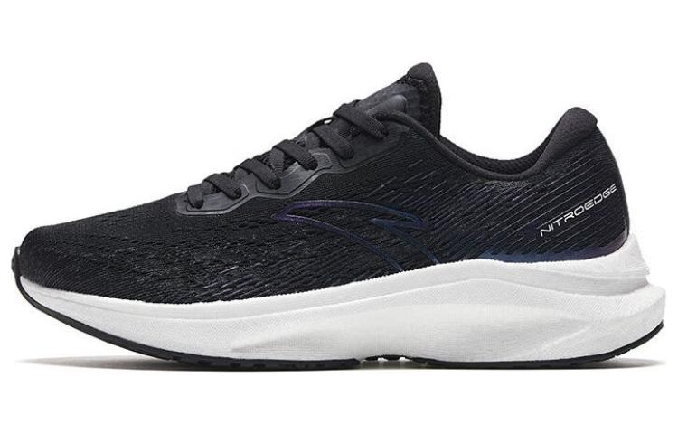 Anta Champion Running Shoes Lite Anti-Slip And Wear-Resistant Breathable Low-Top Running Shoes Women's Black White