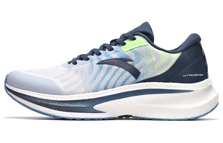 Anta Champion Running Shoes 2nd Generation Anti-Slip Wear-Resistant Low-Top Running Shoes Men's Gray Green