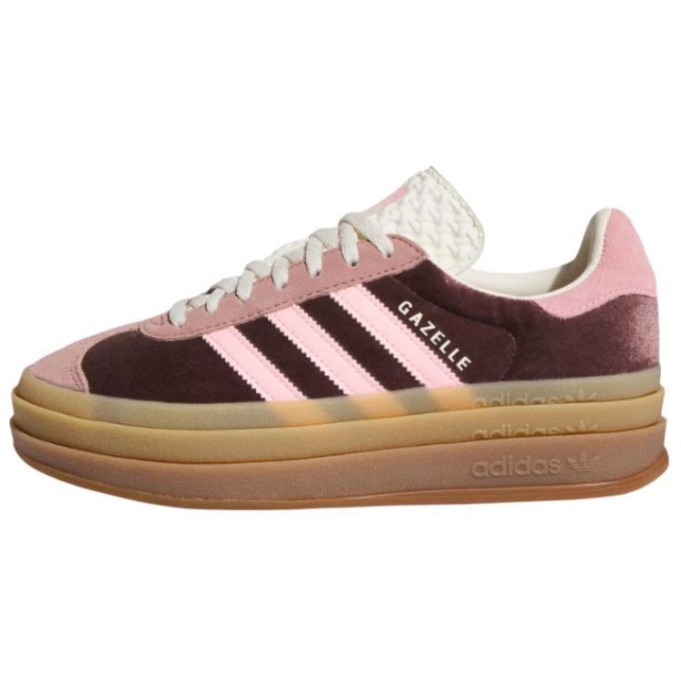 Adidas Gazelle Bold Shadow Brown Warm Clay Glow Pink Women's