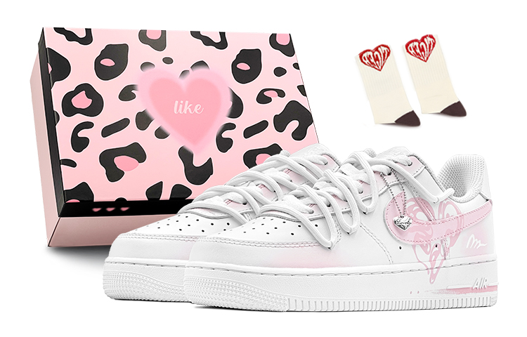 Nike Air Force 1 Skateboard Shoes Women's Low-Top White