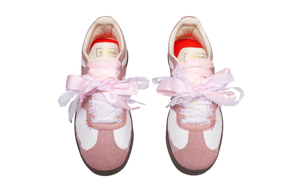Adidas Neo VL Court 2.0 Starlight Ballet Wear resistant And Lightweight Low Top Skateboard Shoes Unisex Pink White