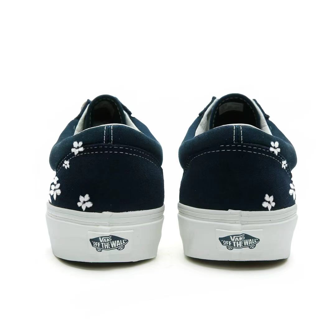 Vans Style 36 Abrasion Resistant Low top Skateboard Shoes Unisex Blue White купить в интернет-магазине Yoocart с быстрой доставкой по России.